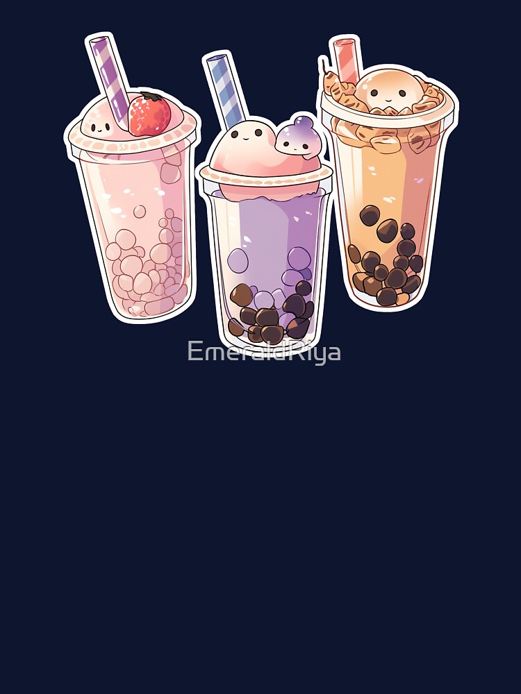 Kawaii Milk Boba Tea by EmeraldRiya