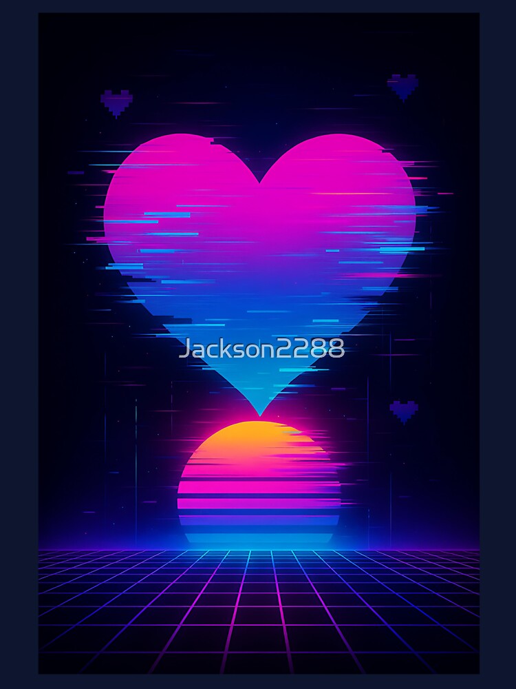 Cyber Sunset Vaporwave Retro 90s T-Shirt Hoodie Phone Case by Jackson2288