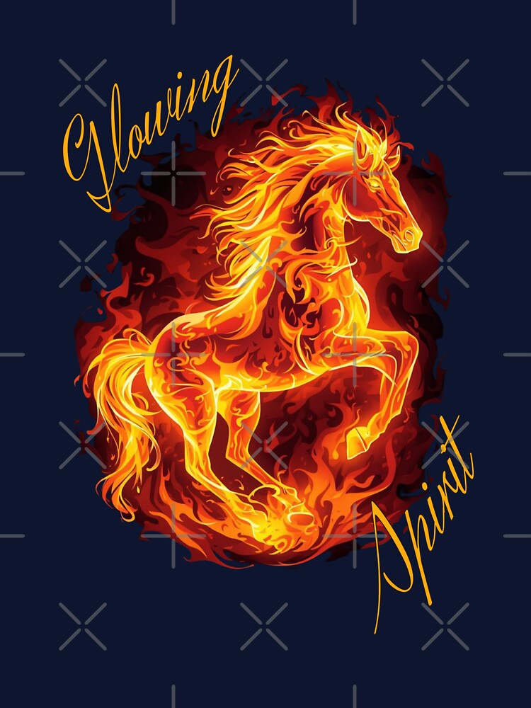 Glowing Spirit Fire Horse 2026 Zodiac by EmpoweredEchoesSpirit