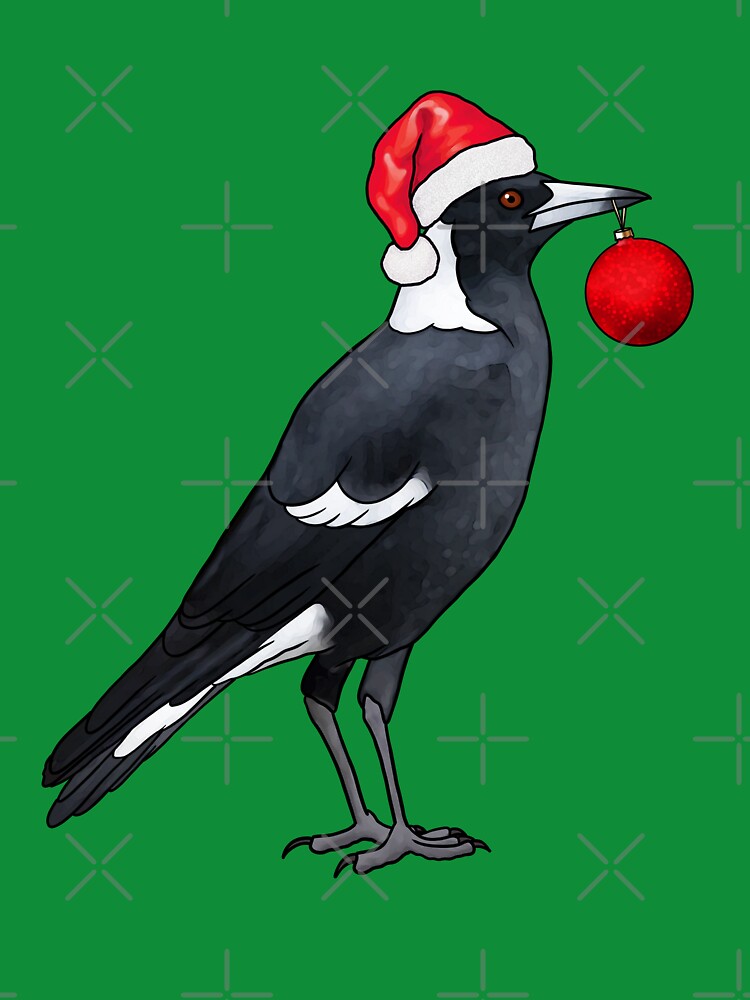 Festive Magpie by Meowmaddie