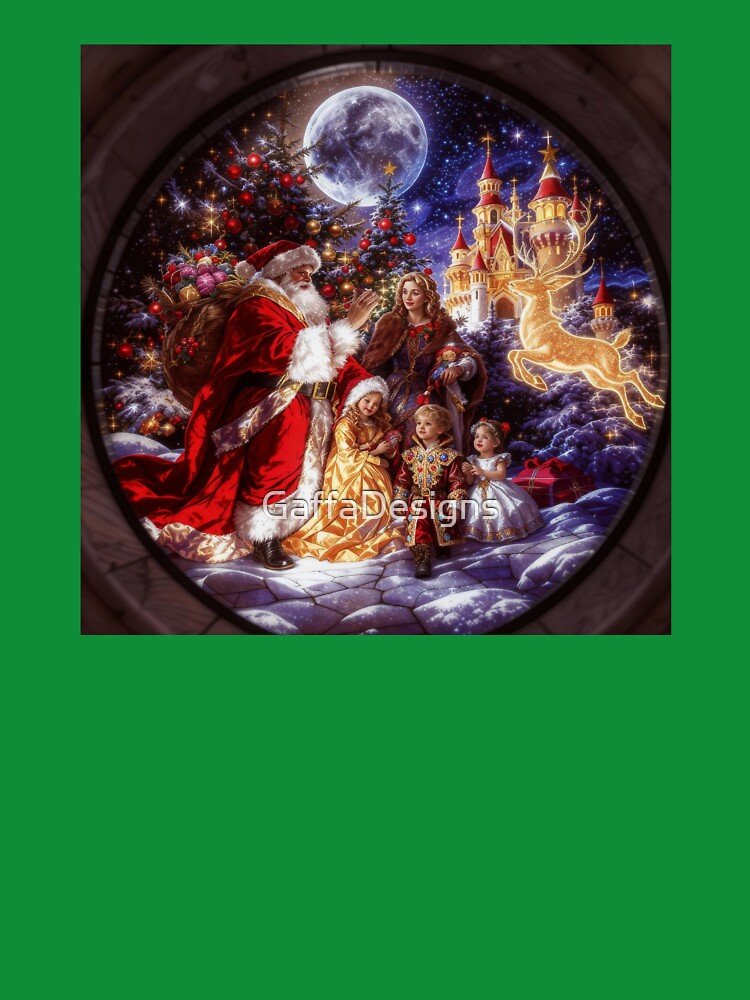 Vintage Santa Claus Family Traditional Christmas by GaffaDesigns