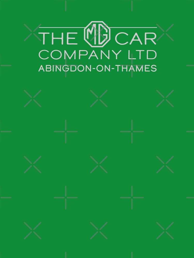Vintage MG Car Company logo - White by ClassicMotors