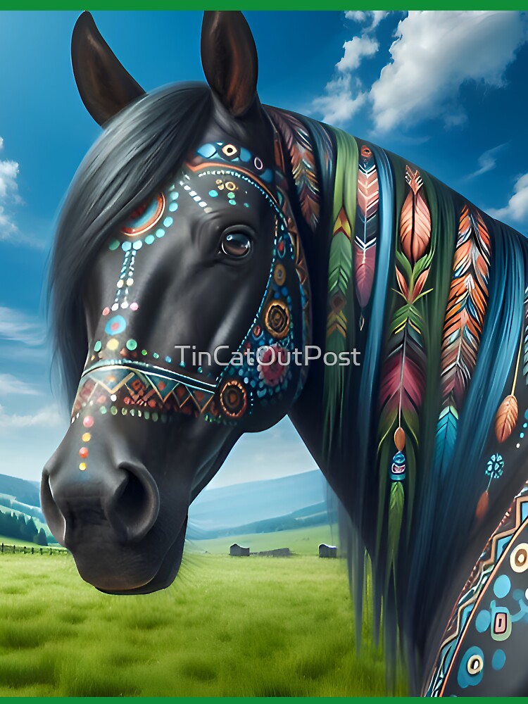 The Painted Stallion by TinCatOutPost