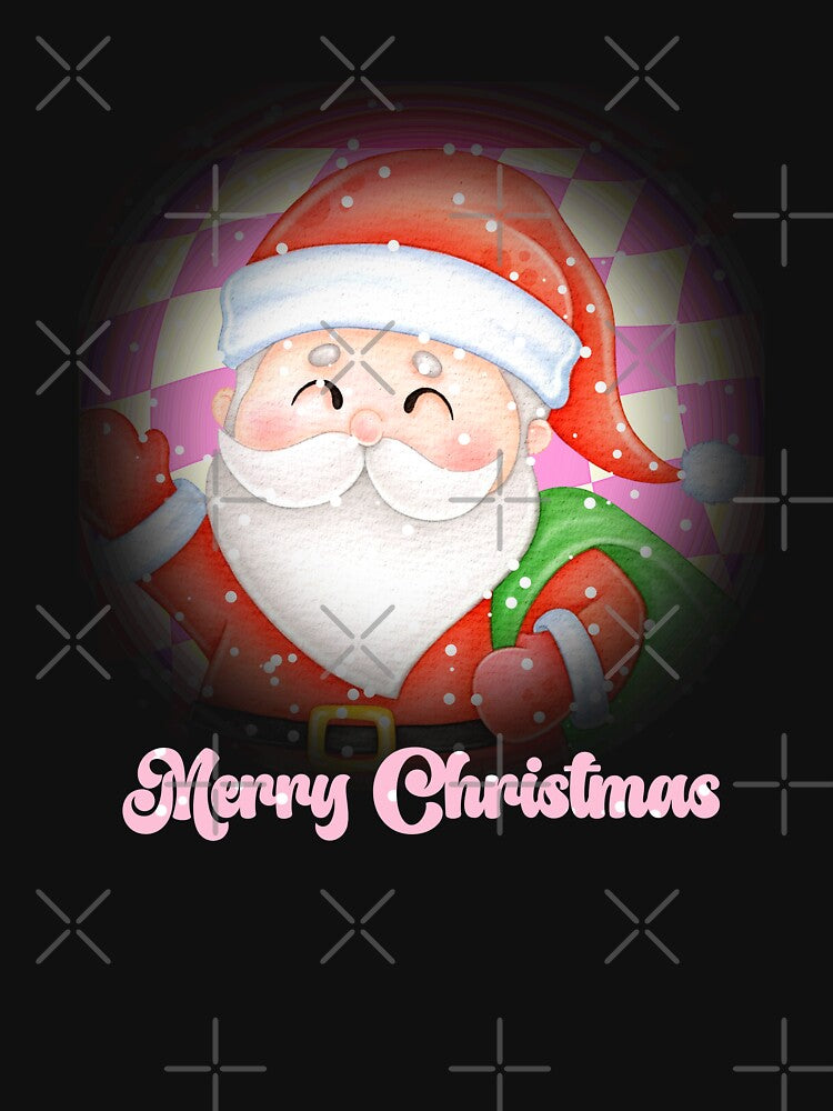 Retro Vintage Pink Santa Claus by VETRO⭐