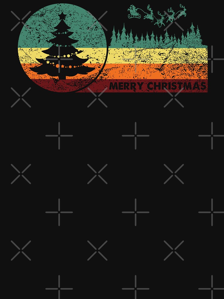 Merry Christmas - Vintage Retro Style by Whimsical  Thinker