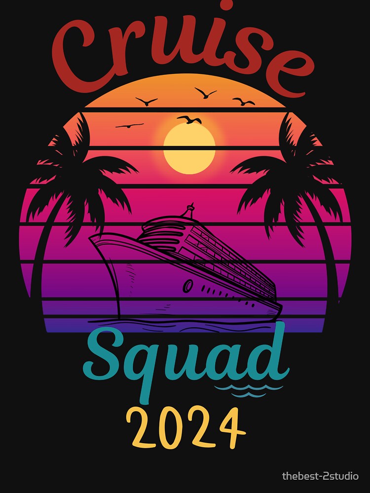 Cruise Squad 2024 Summer Vacation Family Reunion Matching by thebest-2studio