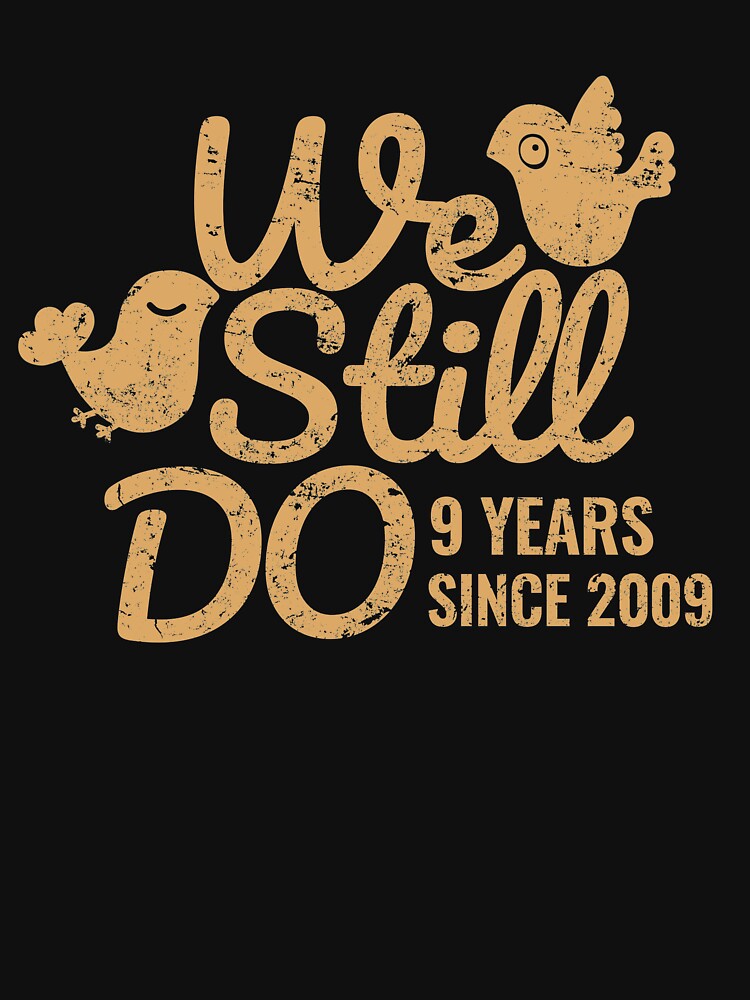 Pottery Wedding Anniversary Gift Tee Nine Years of Marriage Couple T-shirt, Phone Cases And Other Gifts by MemWear