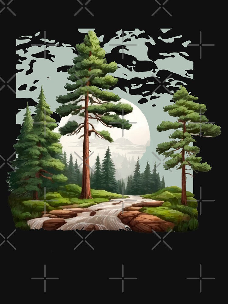 Into The Forest I Go Hiking Shirt Nature Lover Camping Gift by DrawHandArt