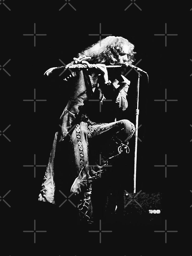 Iconic Tull Print Band Performing Folk Music Rock Man Old Memorabilia Vintage by JethroTullLuan
