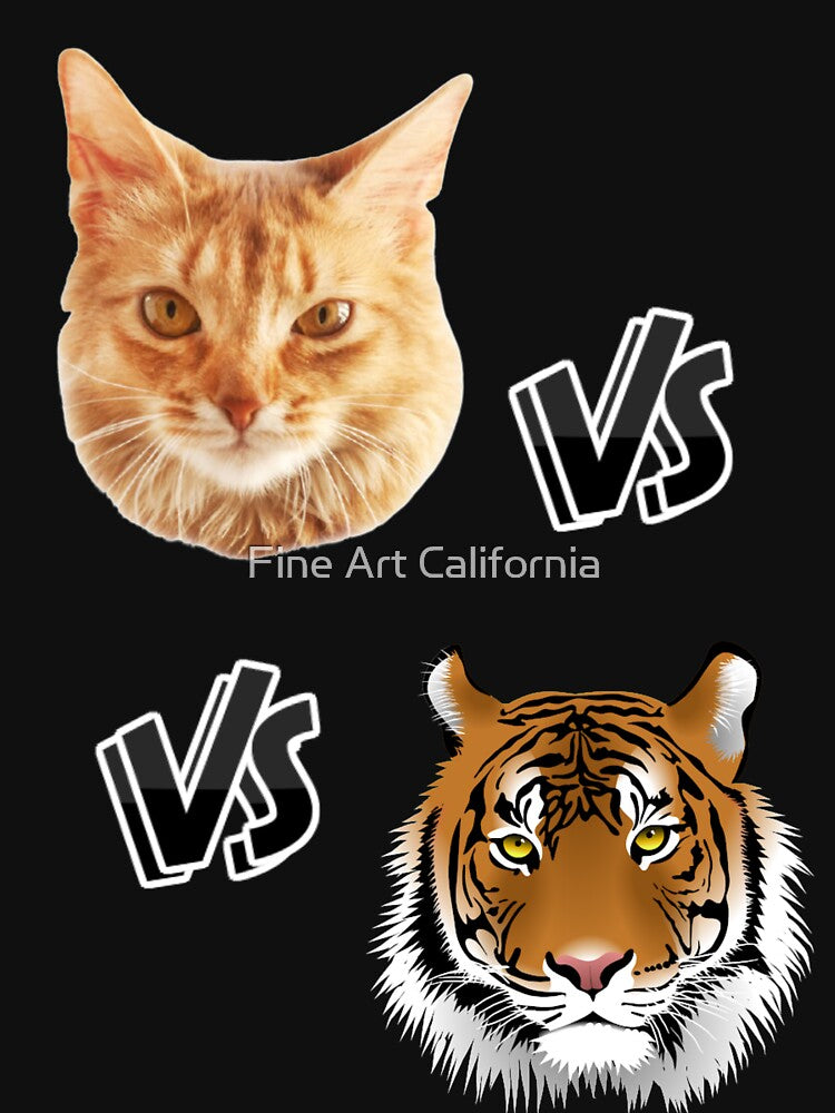 Cat Vs Tiger by Fine Art California