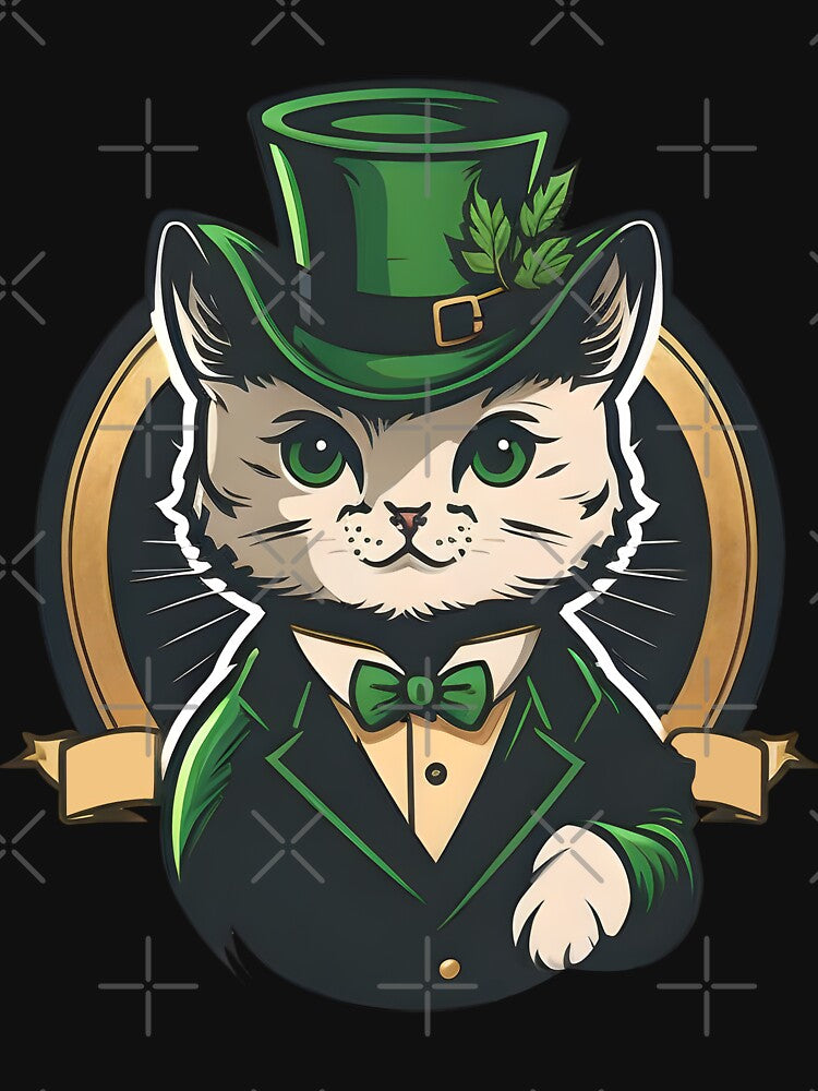St Patricks Day Cat with Hat by Ou-SunShine