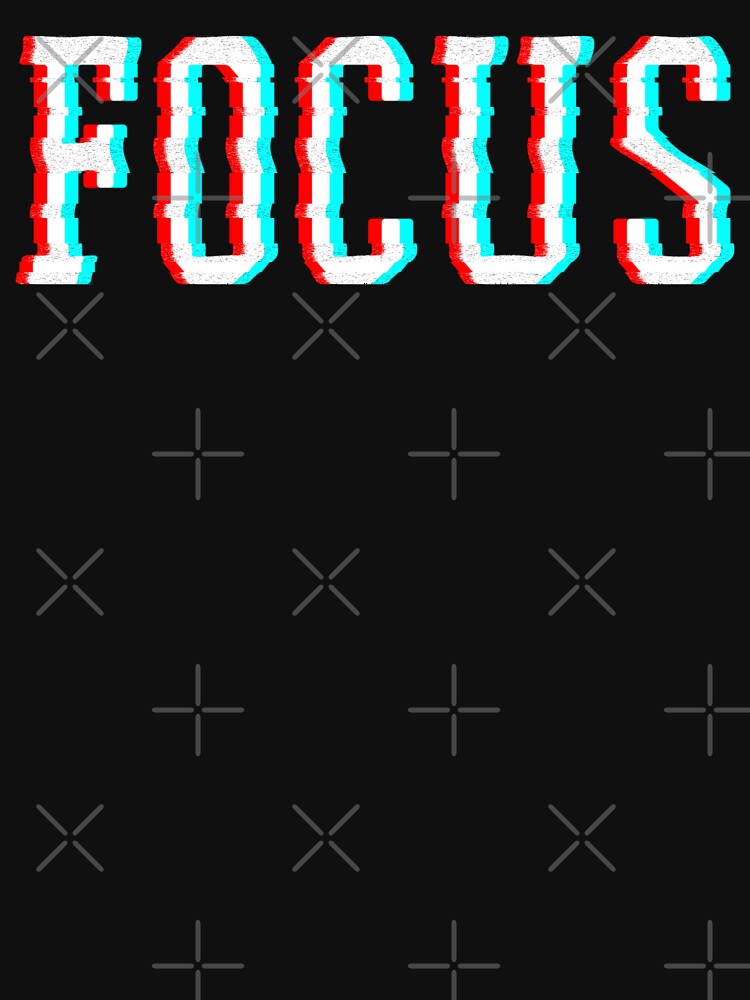 Focus Optical Illusion Trippy Motivational Inspirational by ThreeFngrs