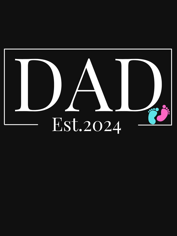 dad Est.2024 ,Girl or Boy dadT-shirt, Baby Shower boy or girl T-shirt by VioraShopNow