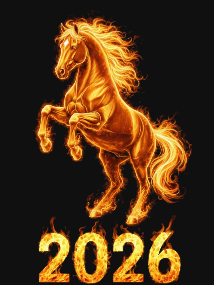 Flame Horse 2026 by Baby Adee Collective