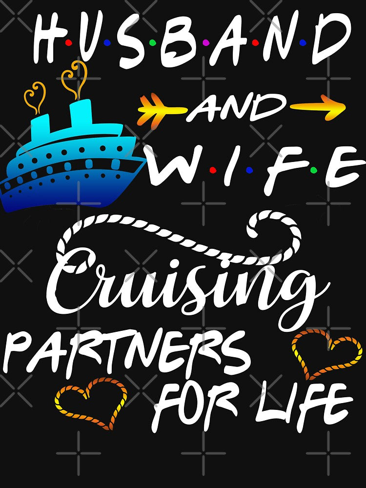 Husband and Wife Cruising Partners for Life Cruise by Nzgiftsandmore