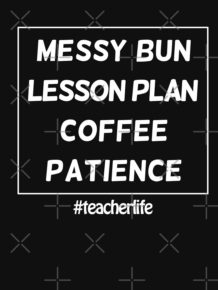 Messy Bun Lesson Plan Coffee Patience by Mill8ion