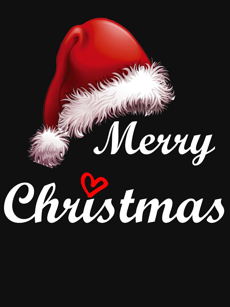 Merry Christmas with Red Santa hat 2020 by BELASKRI STORE