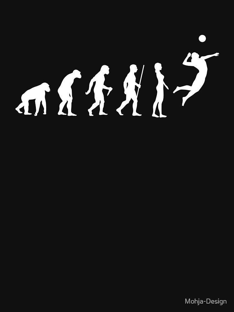 Volleyball - Evolution of Human (Darwin) by Mohja-Design