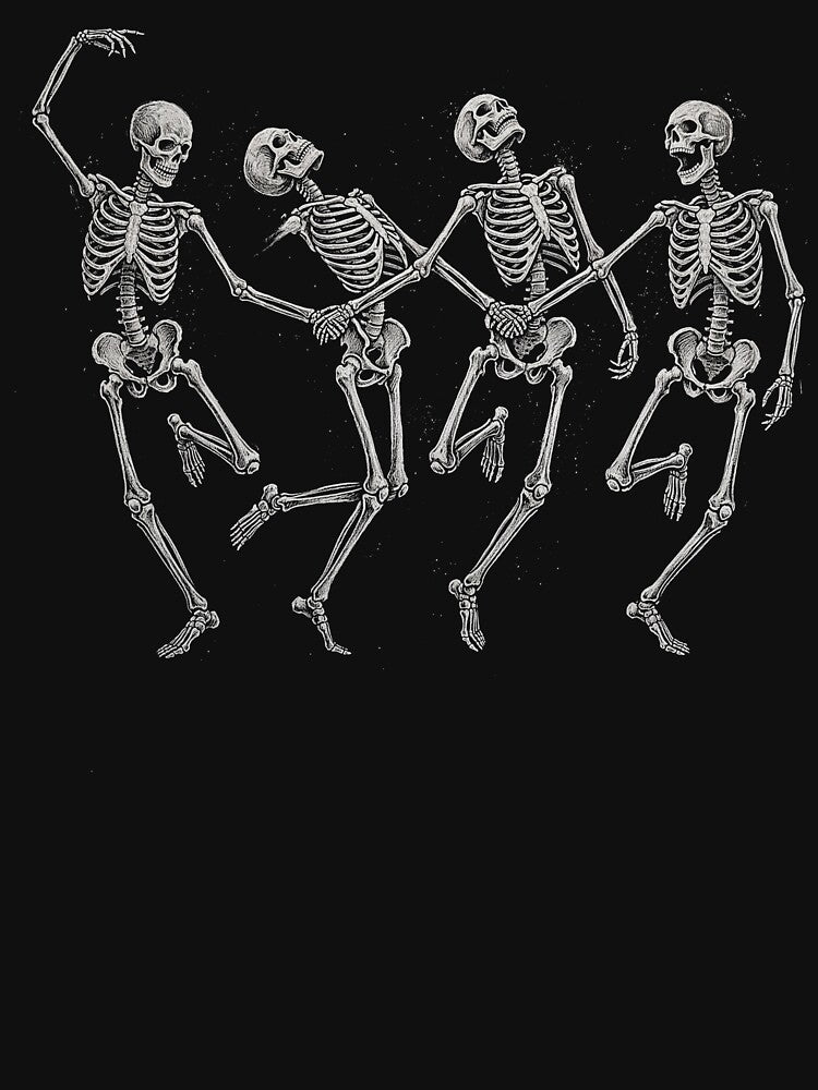 Vintage Danse Macabre Halloween Skeletons Shirt by TeNovaStudio ⭐⭐⭐⭐⭐