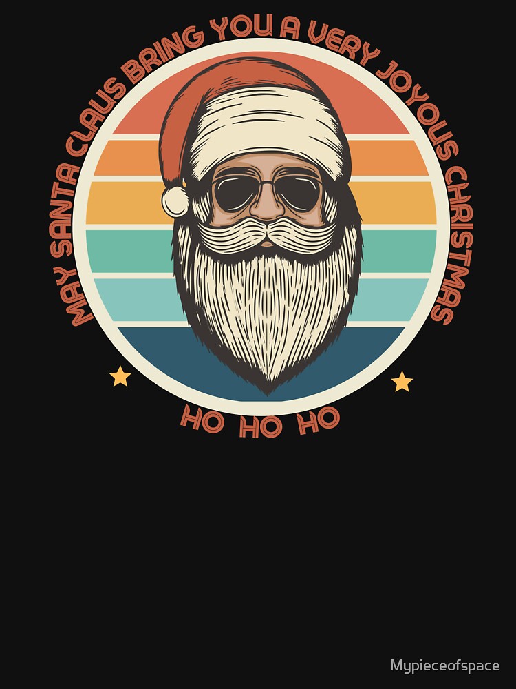 Merry Christmas Santa Retro Style by Mypieceofspace