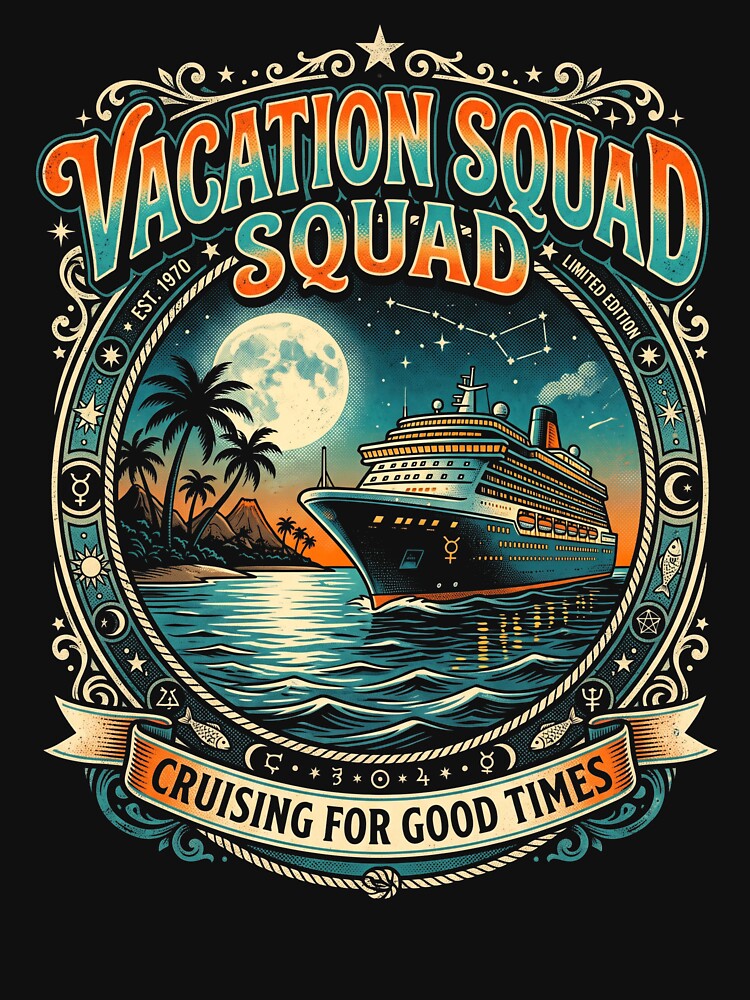 Vintage Vacation Squad Cruising For Good Times Shirt by TeNovaStudio ⭐⭐⭐⭐⭐