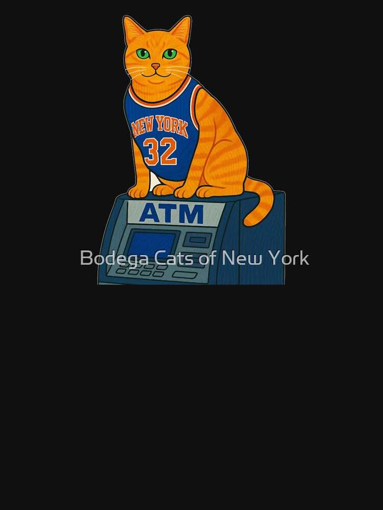 NYC Bodega Cat Basketball T-Shirt by Bodega Cats of New York