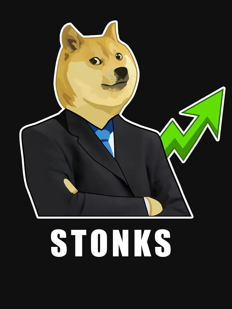 Stonks Doge by NaNaSpaceStore