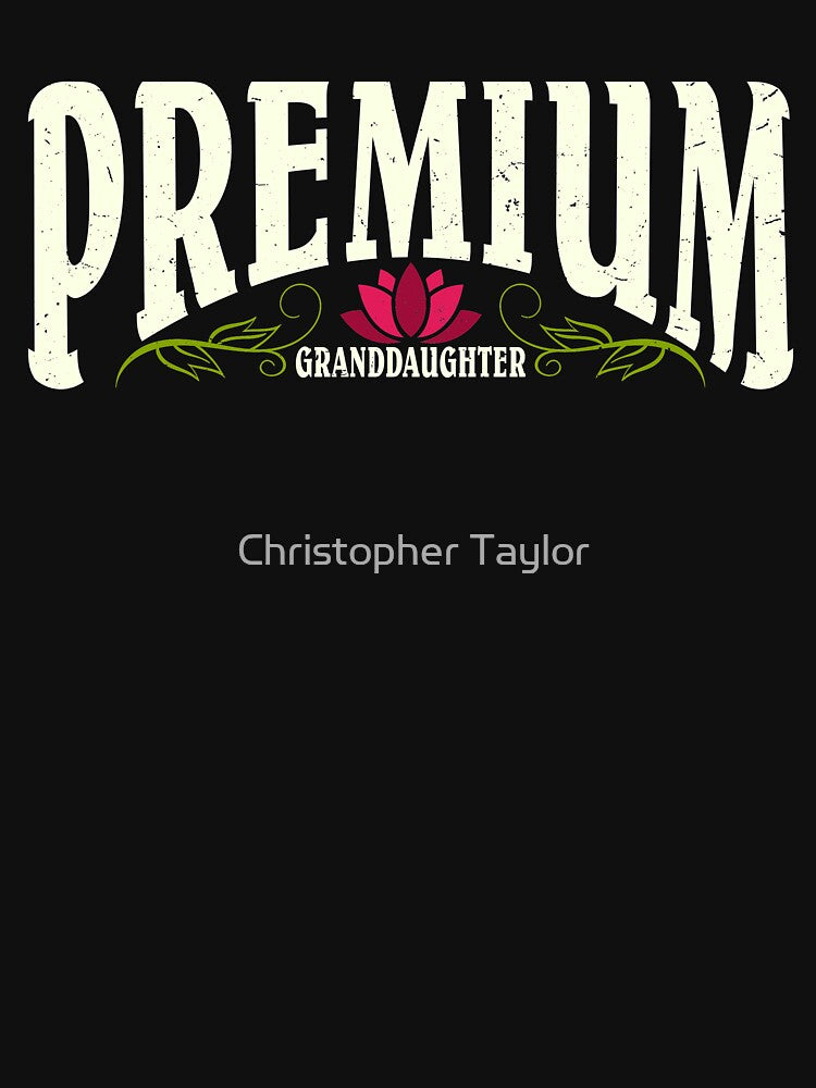 Premium Granddaughter | Best Granddaughter | Red lotus flower - self love by Christopher Taylor