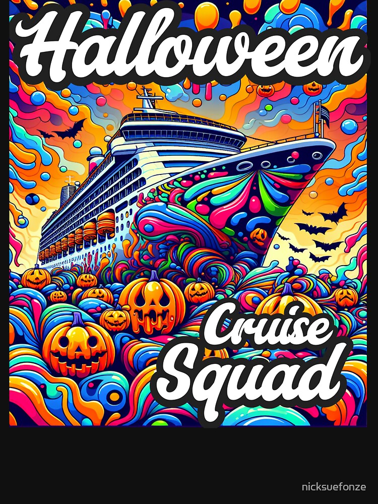 Halloween Cruising Funny Halloween Cruise Squad by nicksuefonze