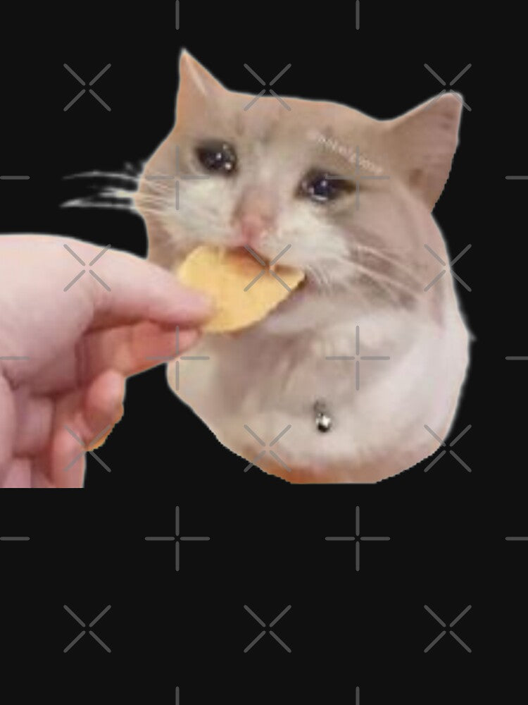 Crying Cat Chip Meme - Crying Cat Meme Crying Cat Chip Meme, Cat Meme, Crying Cat, Crying Cat Eating by CaptianCringe