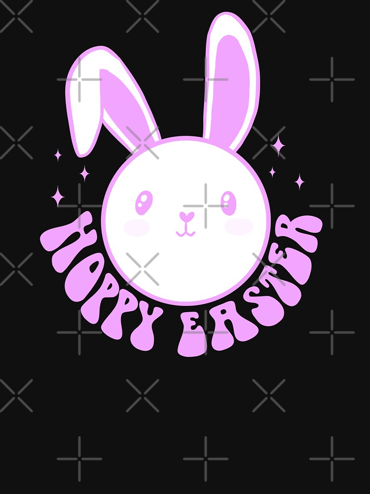 Hoppy Easter groovy easter bunny by Yarafantasyart