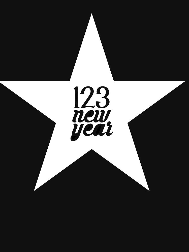 1 2 3 New Yea Funny gift idea by Belhbib Art ⭐⭐⭐⭐⭐