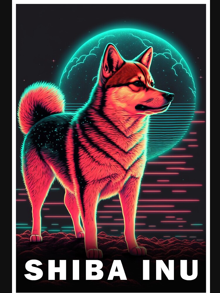 Shiba Inu Futuristic design by NaNaSpaceStore