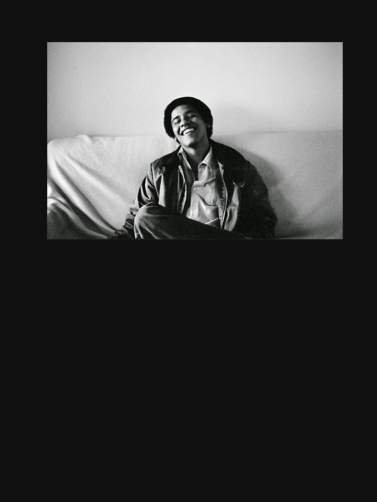 Obama as a young man - Black and White by StarEyez
