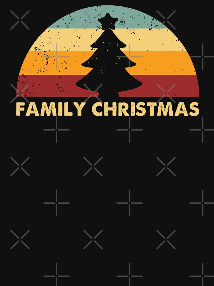 Retro Family Christmas by Whimsical  Thinker