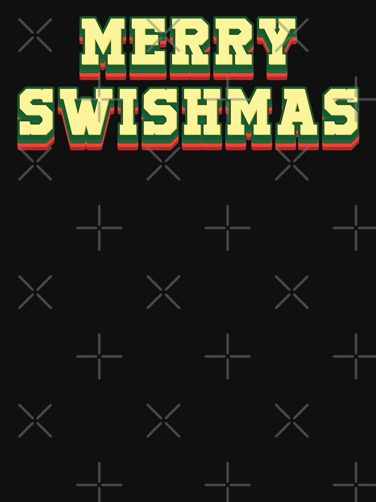 Merry Swishmas - Retro Text by Whimsical  Thinker