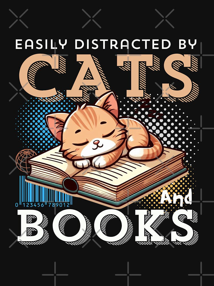Easily distracted by cats and books by Peerless-Prime