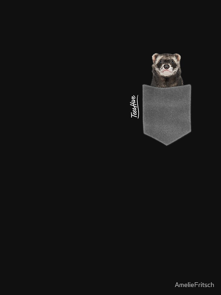Ferret Pocket Funny Ferret Men Women Boys Girls Kids by AmelieFritsch