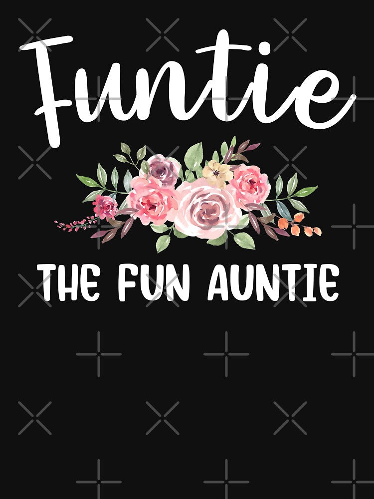 Funtie the fun aunt cute floral favorite aunt gift by Majesticoo