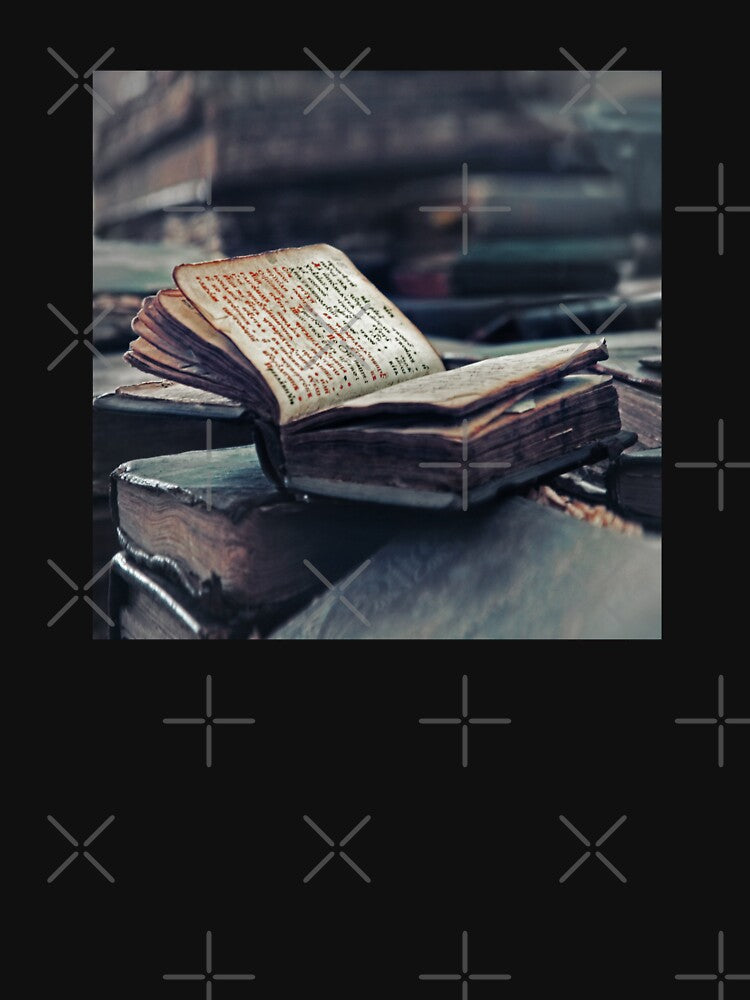Dark Academia Antique Book Library Treasure by tanjica