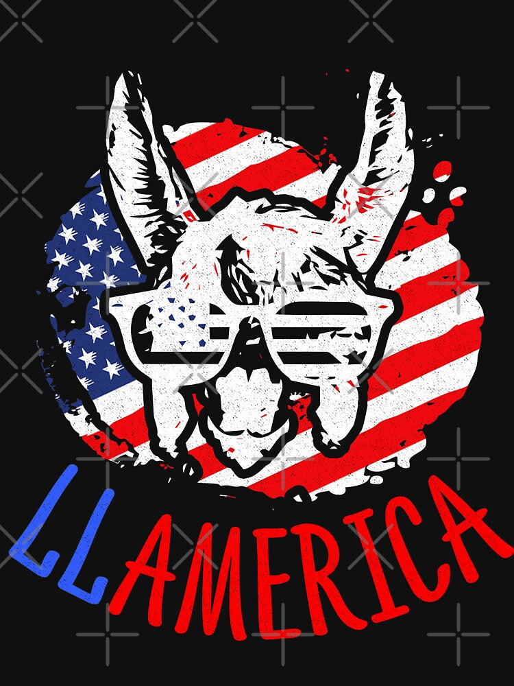llamerica, llama Patriotic Llama by Mill8ion