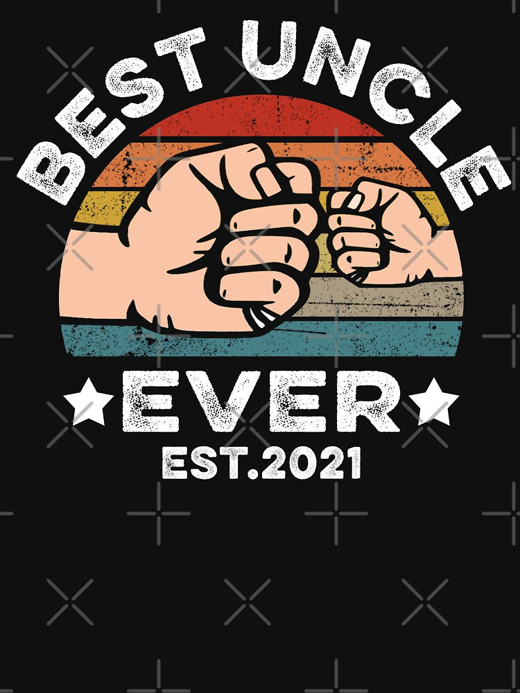 Best uncle ever funny retro fist bump uncle gift idea, new uncle gift by Majesticoo