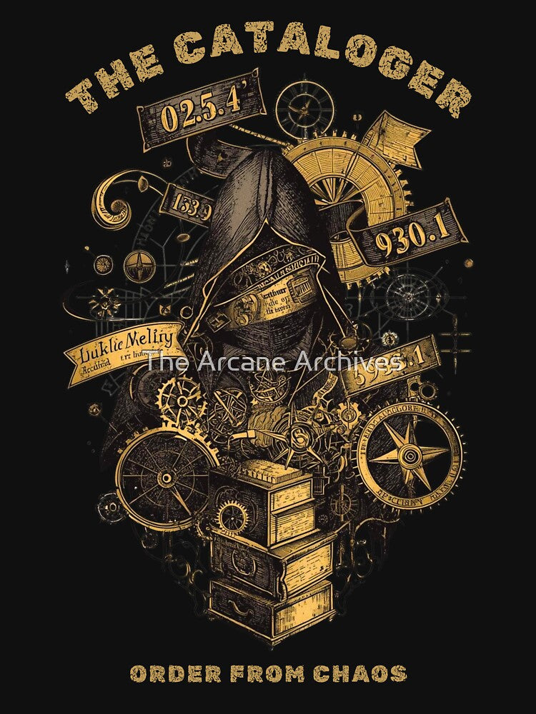 The Cataloger – Dewey Decimal Librarian Dark Academia Steampunk by The Arcane Archives