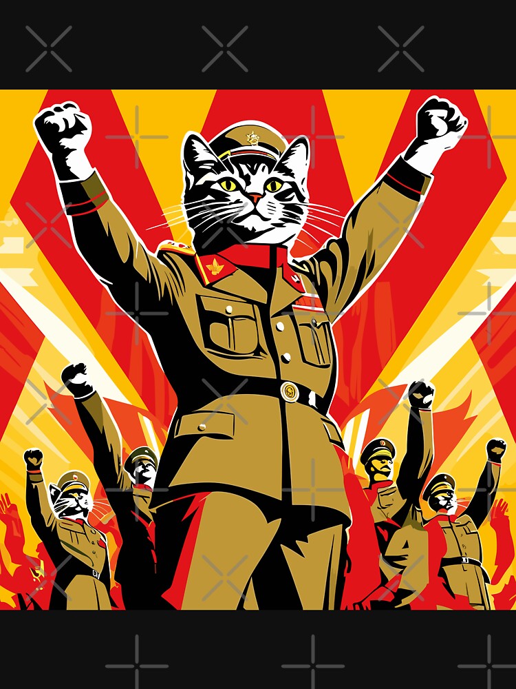 Cat Overlords - Communist Cat Party 2 by aiartcoconuts