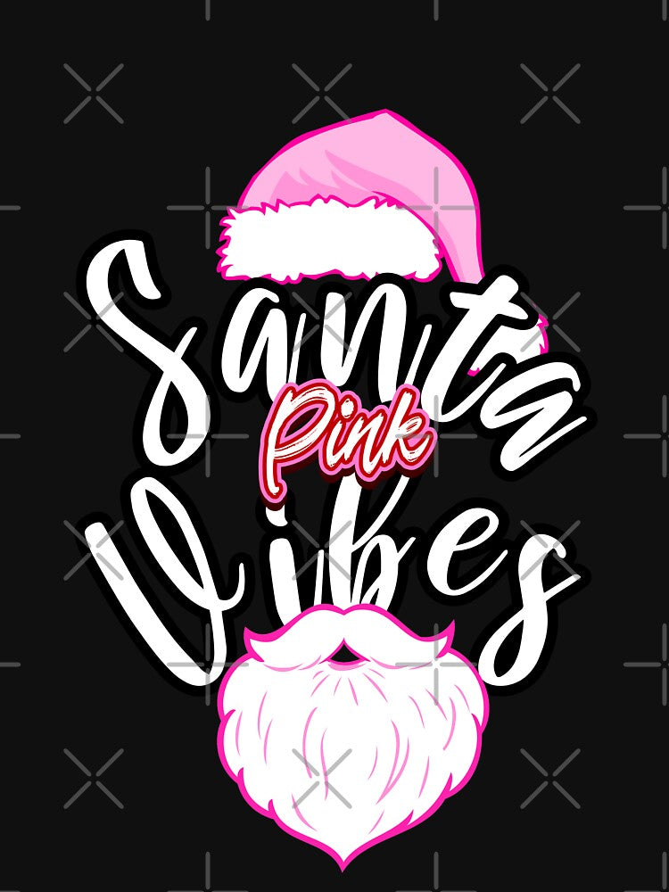 Retro Vintage Pink Santa Claus by Migiteart