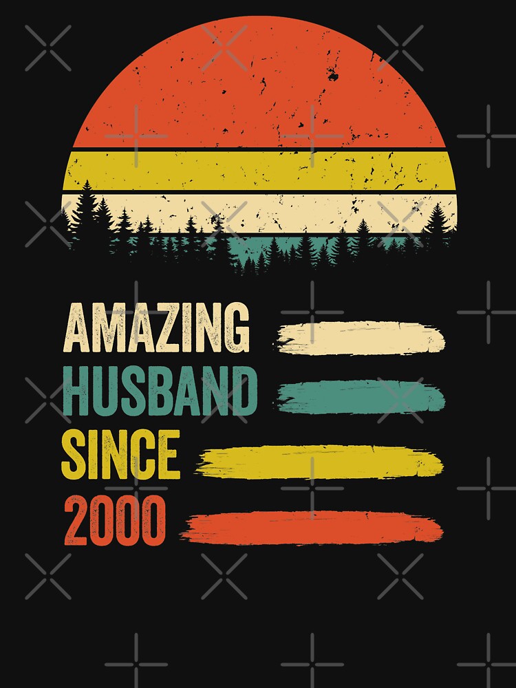 Amazing husband since 2000 Wedding Anniversary , 21nd Anniversary Gift, Gift for Husband by Majesticoo