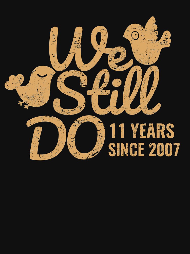 Steel Wedding Anniversary Gift Tee Eleven Years of Marriage Couple Shirts, Phone Cases And Other Gifts by MemWear