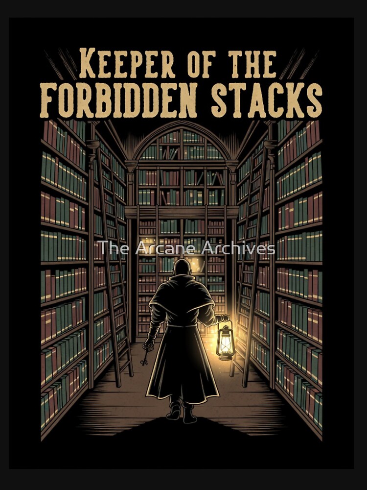 Keeper of the Forbidden Stacks – Dark Academia Librarian Design by The Arcane Archives