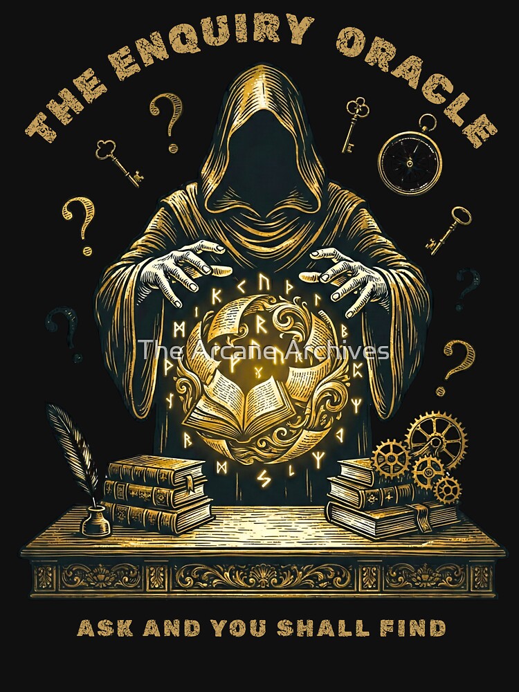 The Enquiry Oracle – Ask And You Shall Find Library Desk Design by The Arcane Archives