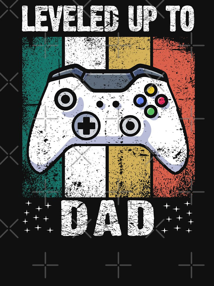 Leveled up to dad, New dad shirt, First time daddy gift idea by Majesticoo